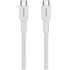 Kabel CANYON OnWire 60CL C-C 60W COLOR Pleciony 1m Biały