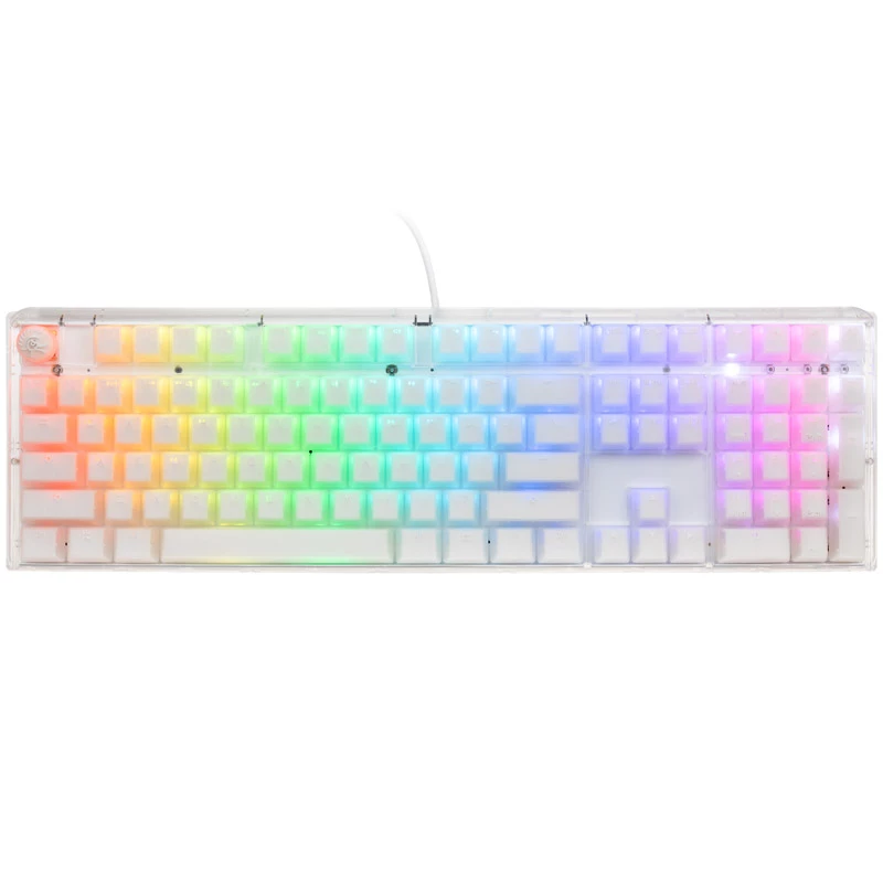 Ducky One 3 RGB klawiatura Gaming USB QWERTY US English Biały