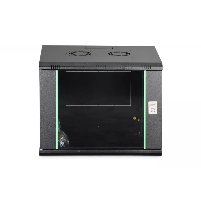 Szafa wisząca DIGITUS Dynamic-N 9U, 600x450 mm (SxG), IP20, zamek na klucz, do montażu