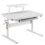 Ergo Office dziecięce biurko ergonomiczne ER-483 — regulowana wysokość, kompaktowa konstrukcja