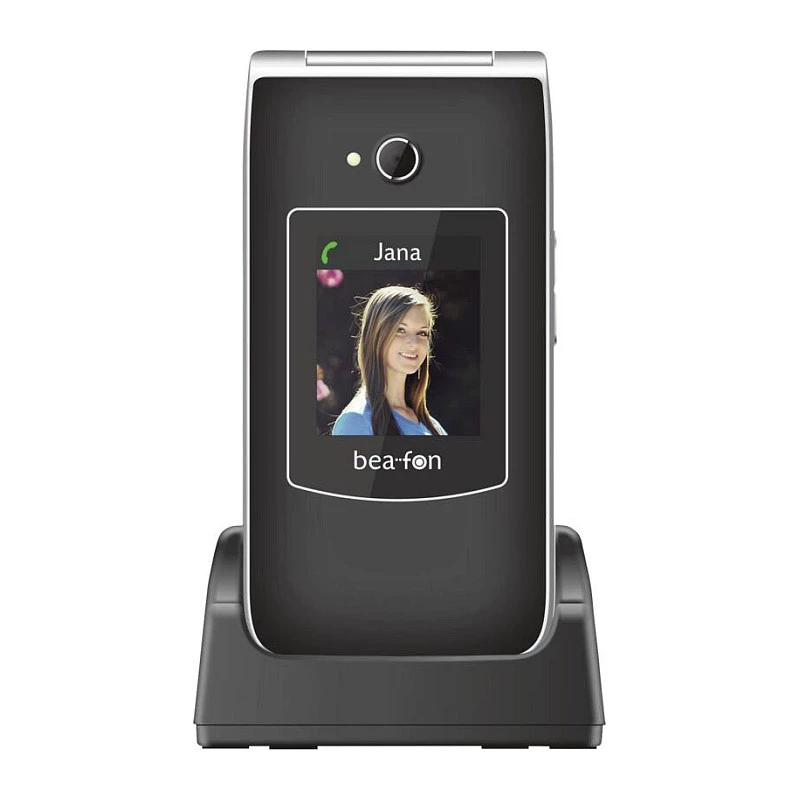 Smartphone Beafon SL645 4.0 inch 512MB schwarz-silber