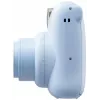 Aparat natychmiastowy Fujifilm Instax Mini 12 niebieski — wydruki 86 x 54 mm, ogniskowa 60 mm, migawka elektroniczna