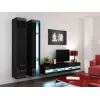 Regał Cama VIGO NEW 180/40/30 czarny/czarny połysk