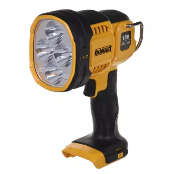 Lampa robocza wisząca DeWalt DCL043-XJ, LED 1000 lm, 3 żarówki, kąt 90°, żółto-czarna