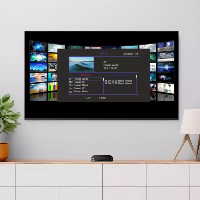 Cyfrowy tuner telewizyjny MANTA DVBT005-SH DVB-T/T2 obsługa HEVC