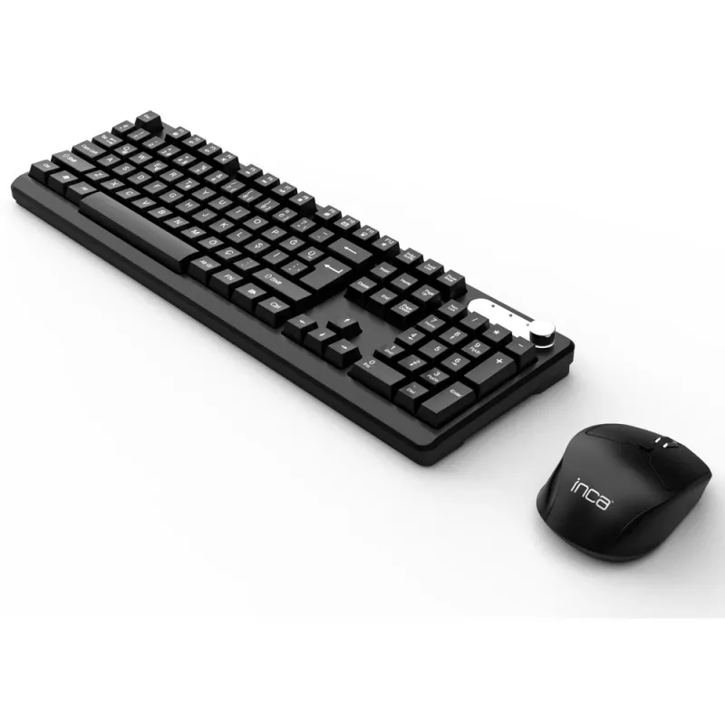 Inca IWS-549U klawiatura z myszą w zestawie biurowa RF bezprzewodowa USB QWERTY turecka czarna