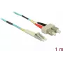 Kabel światłowodowy DeLOCK LC na SC wielomodowy OM3 1 m