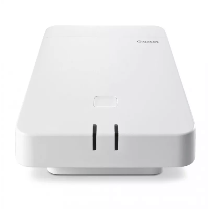 Stacja bazowa DECT Gigaset N770 IP Pro — 120 kanałów, HTTPS/SIPS/SRTP/SSL/TLS, wewnątrz 50 m, na zewnątrz 300 m, biała