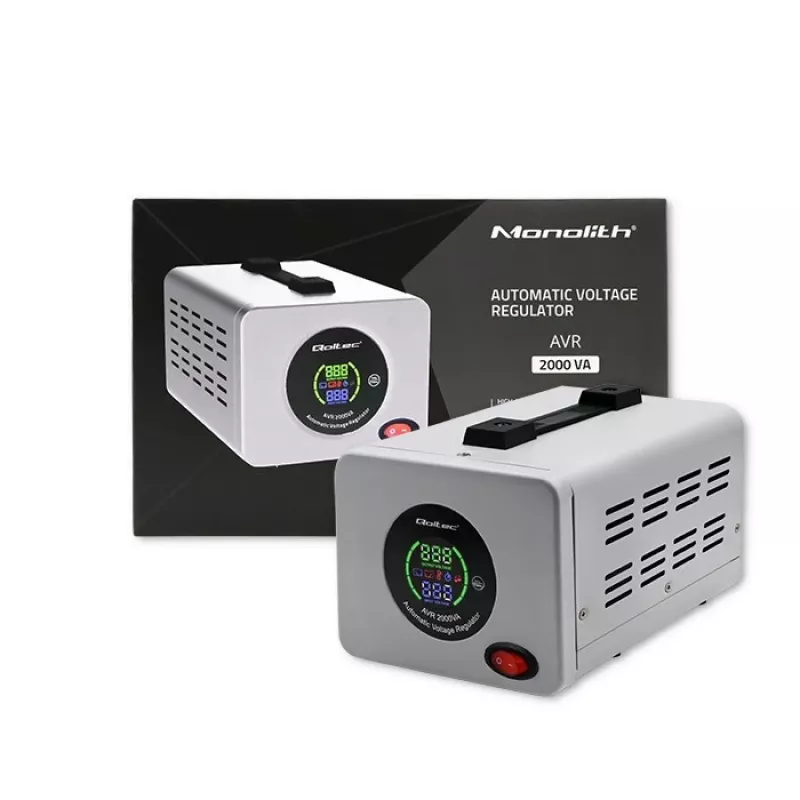 Qoltec 50724 Automatyczny Stabilizator Napięcia AVR 2000VA