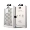 Karl Lagerfeld KLHCP14MLMNMS iPhone 14 Plus 6.7 etui twarde srebrne / srebrne Liquid Glitter Monogram