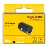 Ładowarka samochodowa DeLOCK 64278 uniwersalna czarna szybkie ładowanie 12-24V