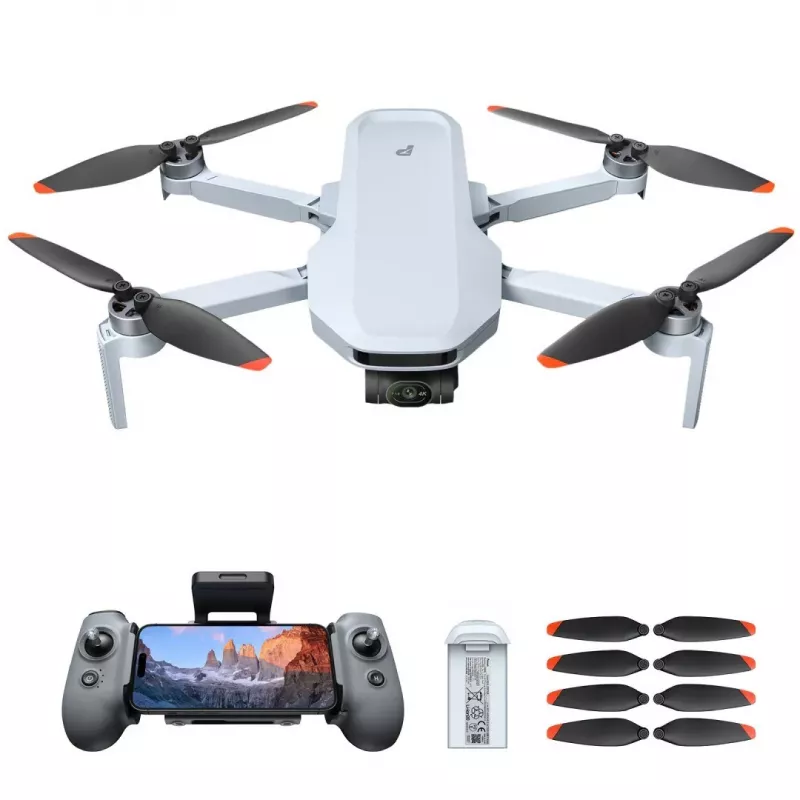 Potensic ATOM 2 4-rotorowy Quadcopter 48 MP 3840 x 2160 pikseli 2230 mAh Szary