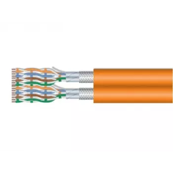 Kabel instalacyjny Equip Cat.7 S/FTP Duplex, LSZH, lita miedź, 500m