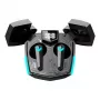 Słuchawki Canyon GTWS-2 Bezprzewodowe Nauszne Gaming USB Type-C Bluetooth Stacja Ładująca Czarny (CND-GTWS2B)