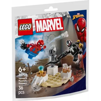 Zabawka konstrukcyjna LEGO Venom's Museum Heist zestaw saszetkowy 30707 — Marvel Super Heroes, mały zestaw kolekcjonerski