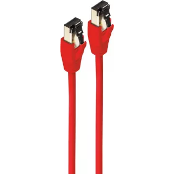 Kabel sieciowy ShiverPeaks BS08-41044 Czerwony 3m Kat.8.1 F/FTP