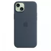 Apple iPhone 15 Plus Silikonowe etui z MagSafe - Storm Blue