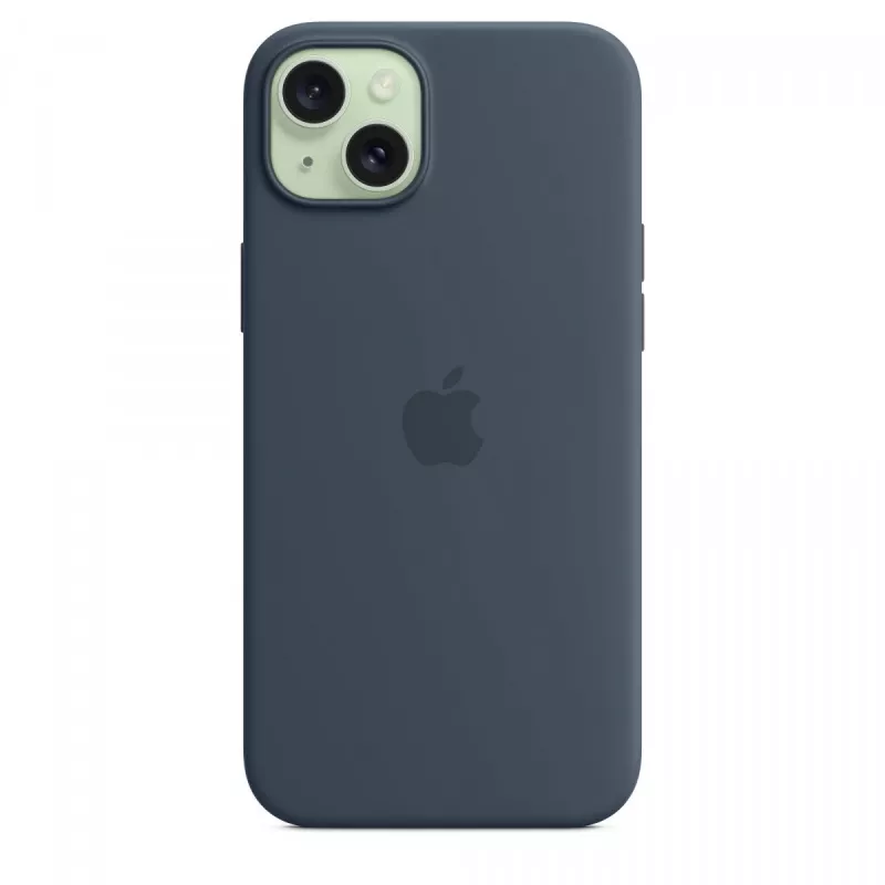 Apple iPhone 15 Plus Silikonowe etui z MagSafe - Storm Blue
