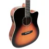 Gitara elektroakustyczna V-tone VEAG1 CE 4/4 Wood — pełnowymiarowy dreadnought, wycięcie, świerkowy top, mahoń tył i boki, wbudowany przedwzmacniacz