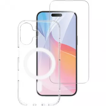 4smarts 360° Zestaw Ochrony Premium dla Apple iPhone 16 kompatybilny z MagSafe