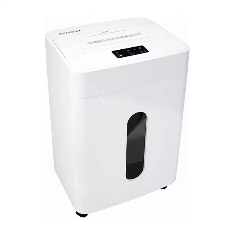 Niszczarka Olympia MC 2508 S — niszczarka na ścinki poprzeczne do 8 kartek, biała