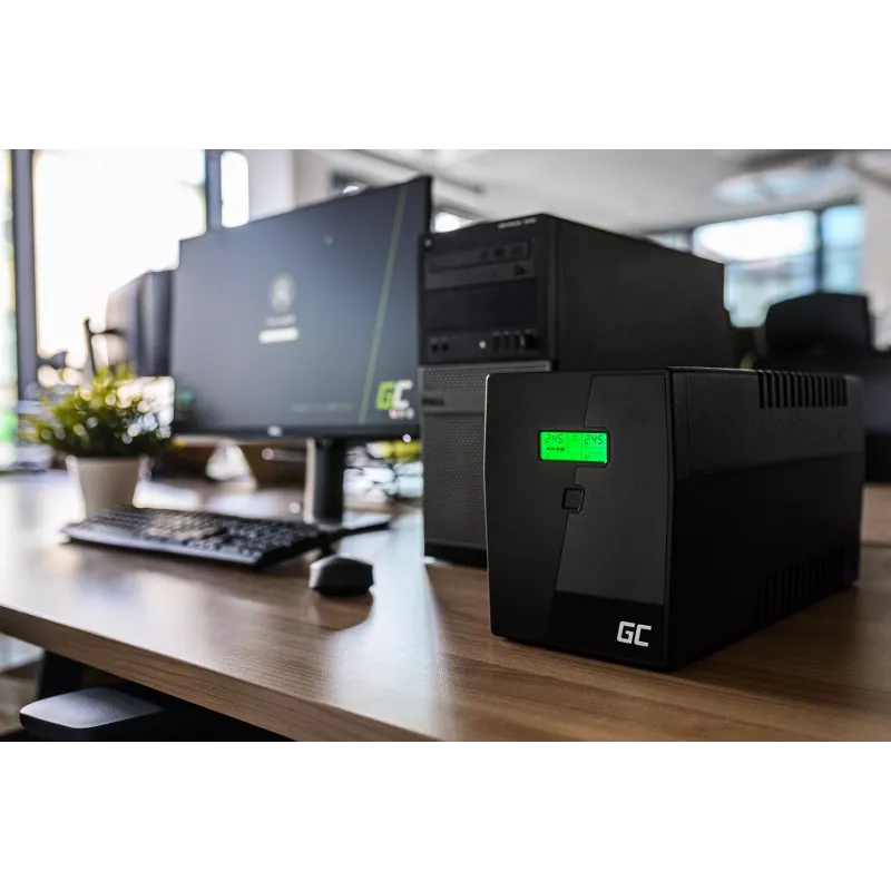 Green Cell UPS03 zasilacz awaryjny (UPS) Line-Interactive 1.999 kVA 600 W 4 gniazda AC