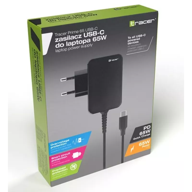 zasilacz for Notebook Prime 65W USB C