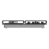 Gorenje Hob GW642AB Gazowa Liczba palników/stref gotowania 4 Pokrętła obrotowe Czarny