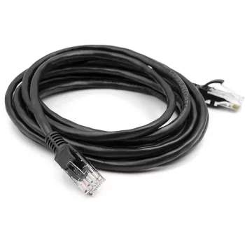 Kabel Cat5E UTP, 3m, Czarny