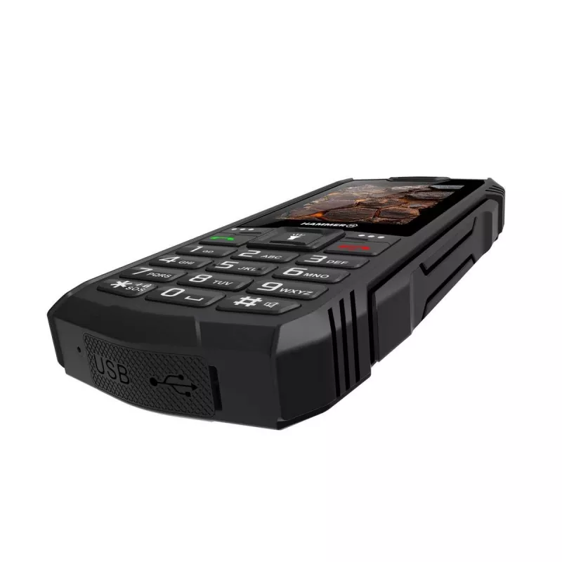Hammer ROCK LTE | Czarny | 2,4 cala | IPS | 48 MB | 128 MB | Dual SIM | 3G | Rozdzielczość aparatu głównego 2 MP | 3000 mAh