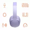 Słuchawki MANTA HDP1001PU Rytmo Elegance fioletowy nauszne przewodowe, model HDP1001PU