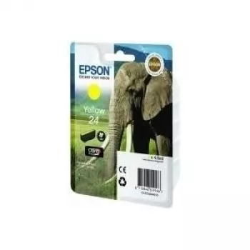 Epson Elephant Singlepack żółty 24 Claria Photo HD Ink, żółty, atrament pigmentowy, 1 szt.