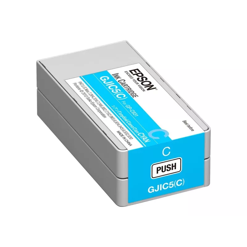 Epson GJIC5(C): Wkład atramentowy do ColorWorks C831 (cyjan) (MOQ=10)
