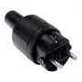 Wtyczka elektryczna Bachmann 913.171 Czarna