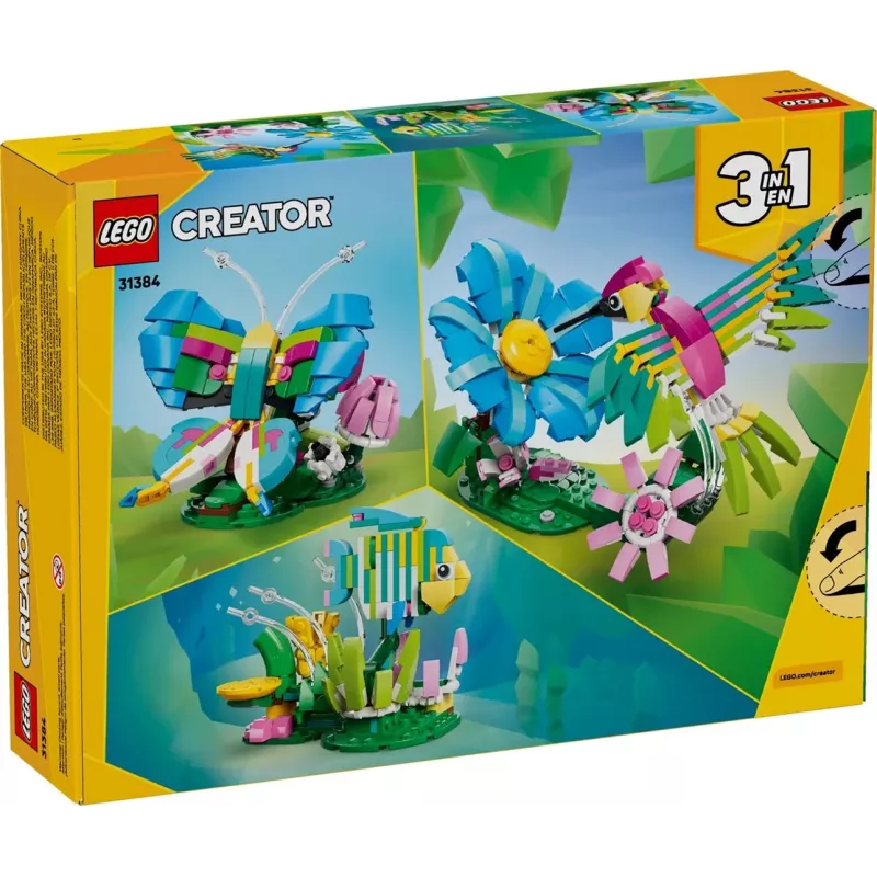 LEGO CREATOR 3 W 1 31384 Dzikie Zwierzęta: Kolorowy Koliber