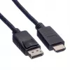 ROTRONIC-SECOMP Roline Green - Adapterkabel - DisplayPort männlich eingerastet zu HDMI männlich