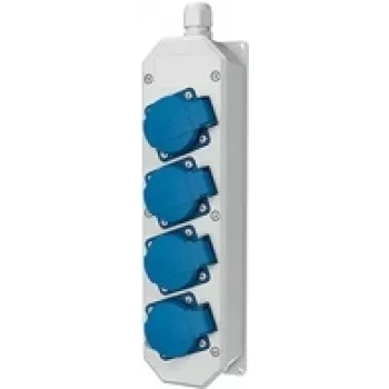 MENNEKES Elektrotechnik GmbH & Co. KG Power Strip TL 4xSchuko 30Gr.Angled 88678 (88678)