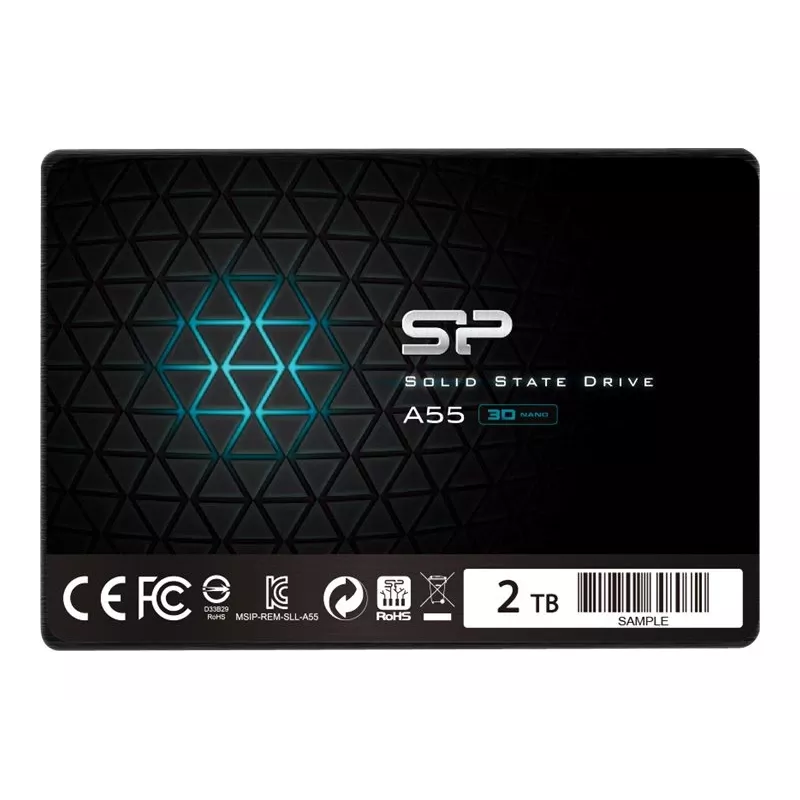 Dysk SSD 2,5 cala SATA III Silicon Power Ace A55 — 2 TB, 560/530 MB/s, 3D NAND