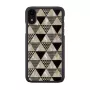 Etui do smartfona iKins dla iPhone XR — wzór piramidy, czarny