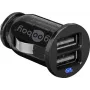 Wentronic 44177 - Ładowarka samochodowa - MP3 - telefon komórkowy - Smartfon - Tablet - Adapter do zapalniczki - CE - WEEE - Czarny (44177)