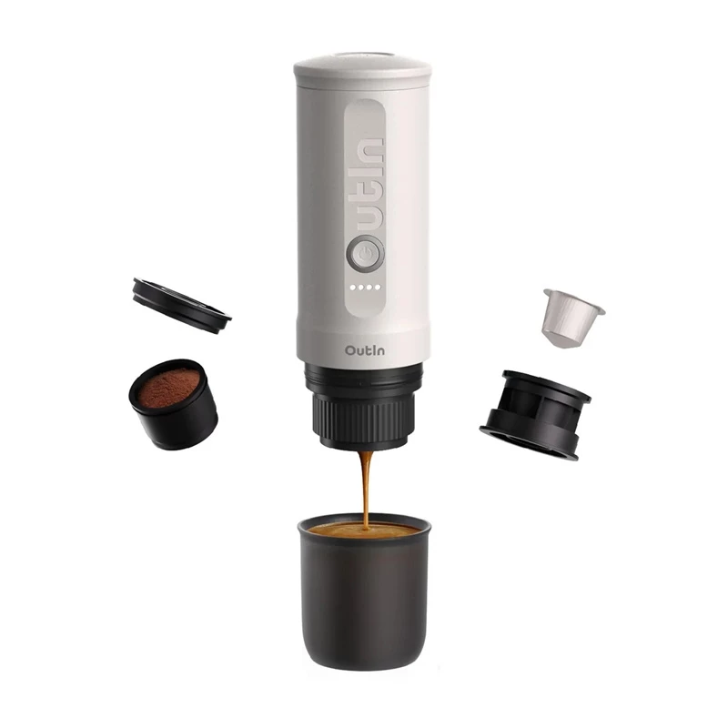 Ekspres do kawy Outin 670g Nano biały