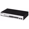 D-Link DGS-1210-08P/E Zarządzany przełącznik L2 Gigabit Ethernet (10/100/1000) Power over Ethernet (PoE) Czarny
