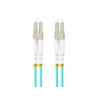 Kabel światłowodowy LANBERG FO-LULU-MD31-0010-TQ 1 m OM3 LC–LC Aqua