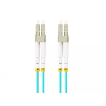 Kabel światłowodowy LANBERG FO-LULU-MD31-0010-TQ 1 m OM3 LC–LC Aqua