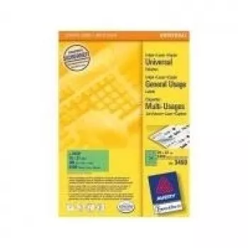 Samoprzylepne etykiety Avery Universal 70x37mm zielone