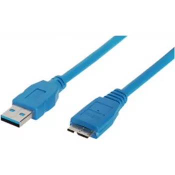 Kabel USB ShiverPeaks BS77195 5m USB 3.2 Gen 1 Micro-USB B Niebieski