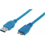 Kabel USB ShiverPeaks BS77195 5m USB 3.2 Gen 1 Micro-USB B Niebieski