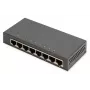 Niezarządzalny przełącznik Digitus 8-portowy Gigabit Ethernet 10/100/1000 w metalowej obudowie