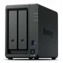 NAS Synology DiskStation DS725+ 2-zatokowy Ryzen R1600 4GB DDR4 ECC, 2.5GbE, 2x M.2, obsługa RAID, 0TB, Czarny