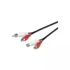 Microconnect AUDCH5 kabel audio 5 m 2 x RCA Czarny